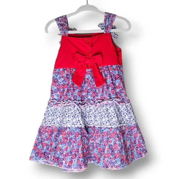 Blueberi Boulevard Little Girls Floral Dress Size 24M - Picture 2 of 7